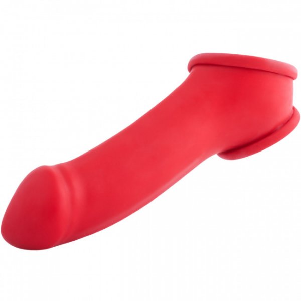 Toylie Latex Penis Sleeve Erik 13cm Red