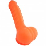 Toylie Latex Penis Sleeve Franz 14cm Neon Orange