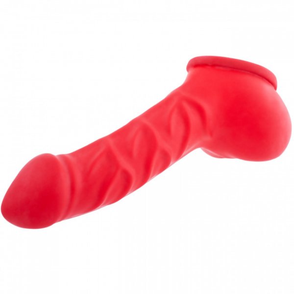 Toylie Latex Penis Sleeve Franz 14cm Red